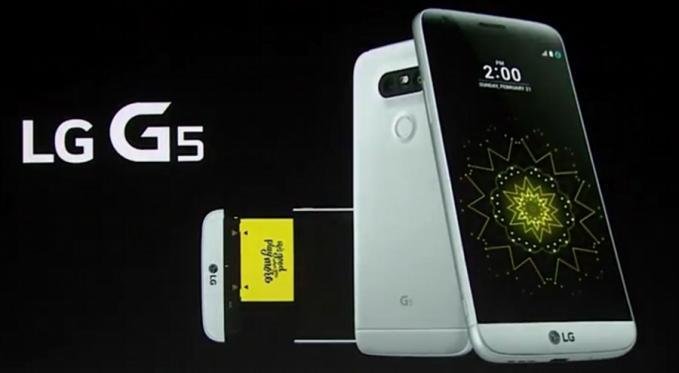 LG G5 Az LG a G5 fantázianevű formabontó telefonjával szintén a barcelonai Mobile World Congress eseményre időzítve lépett a közönség elé.