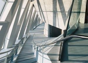 A Mercedes-Benz múzeum épület szerkezete