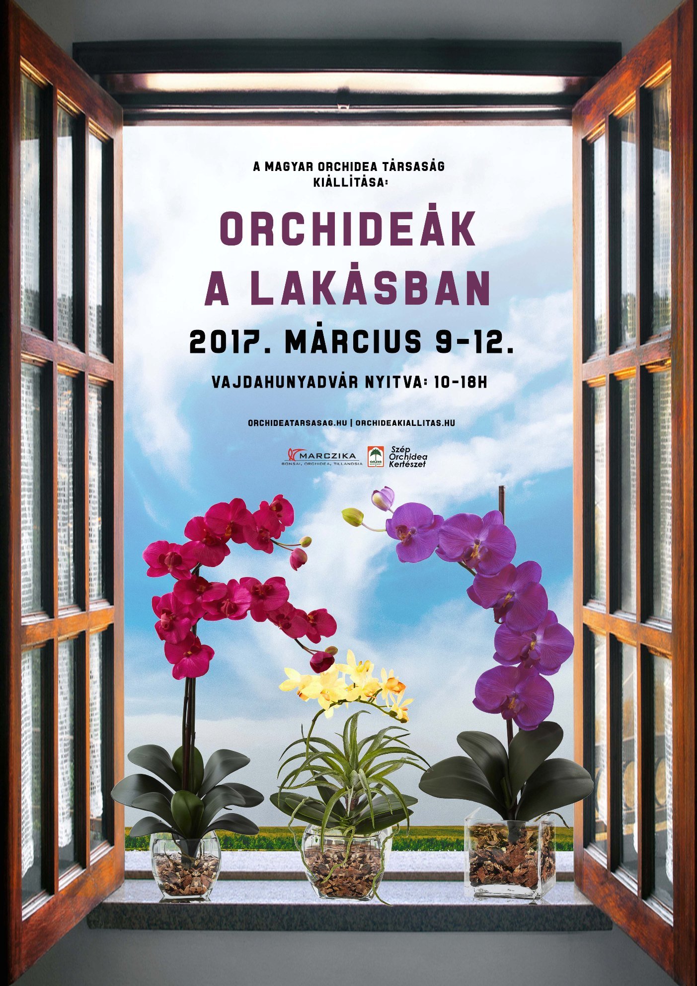 2017 tavaszi orchidea kiállítás kis plakátja