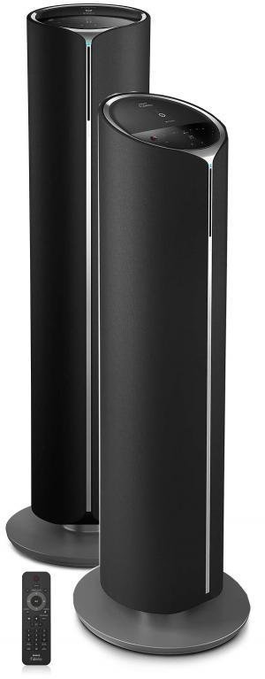 Philips FIDELIO BM90 Philips BM90 Fidelio hangrendszer a Philips izzylink™ rendszerének öblöshangú szószólója. Méteres mutatós oszlopként önmagában is lehetne a szobadekoráció része, de ennél jóval többre képes.