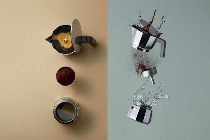 MOKA kávéfőző az ALESSI cég új tervezésében