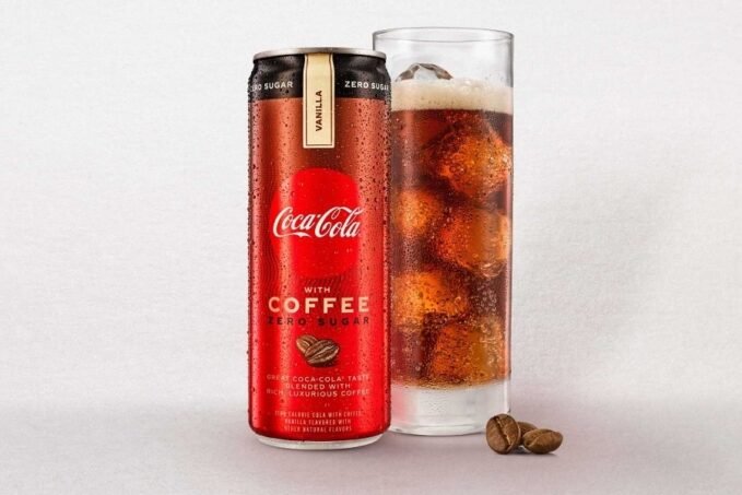 Coca-Cola kávé jéggel és buborékkal