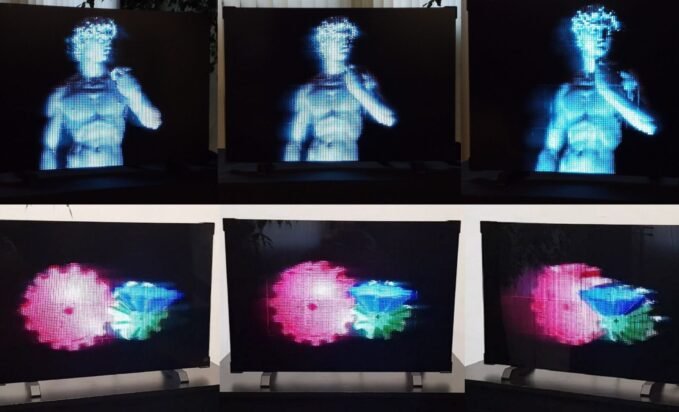 Kész a speciális szemüveg nélkül nézhető 3D LED fal prototípusa