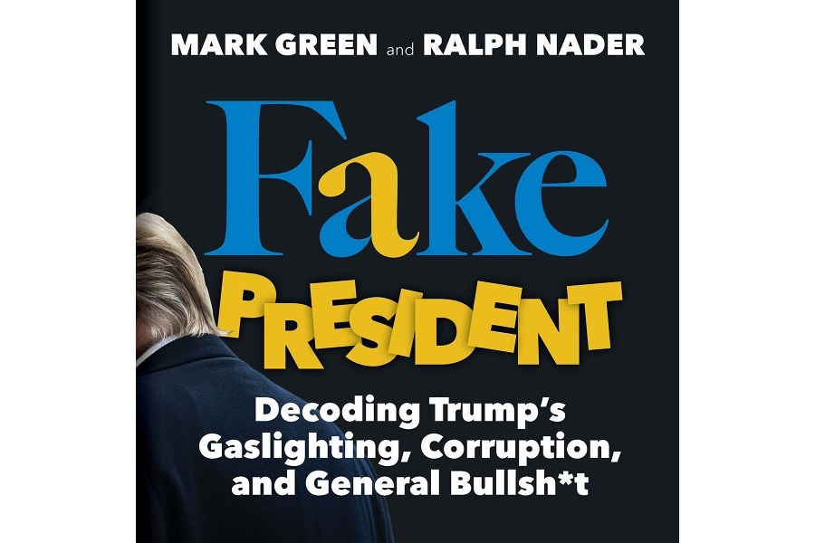 Fake President Ralph Nader az amerikai nagyipar mumusa a múlt század 60-as évei óta tevékenykedik és ma is rettegett tényfeltáró és a jog harcosa.