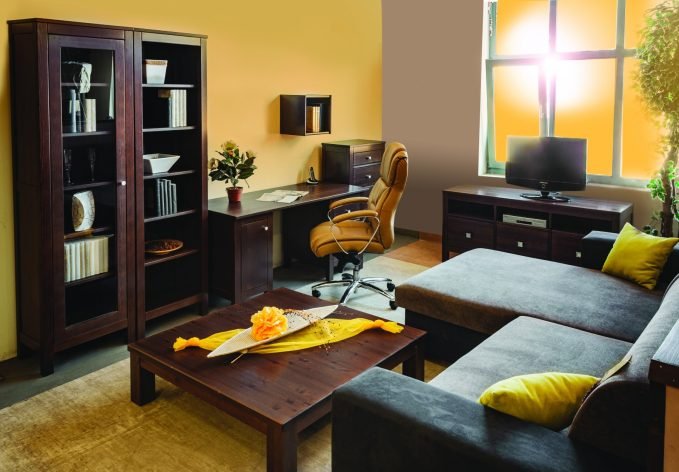 A modern dolgozószoba is készülhet fabútorból