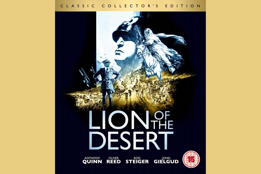 Lion of the desert Blu ray Omar Mukhtar A sivatag oroszlánja filmbemutató anyaga kísérlet egy véletlenül felfedezett filmeposz megismertetésre.