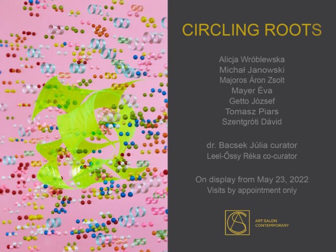 Art Salon Contemporary Circling Roots Wood Wide Web