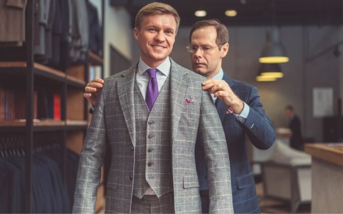 Öltöny öv nélkül. Ez valami új divat?